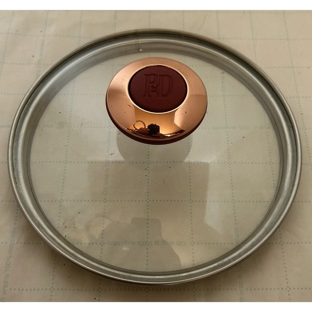 PD Paula Dean Pot Pan Clear Glass Small Lid 6-1/2